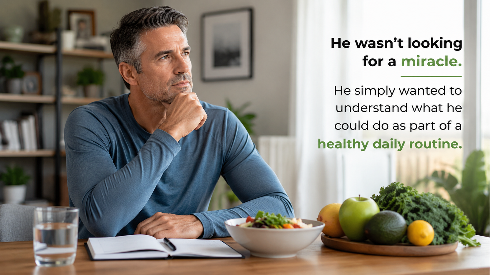 Nutritional wellness and healthy routine research